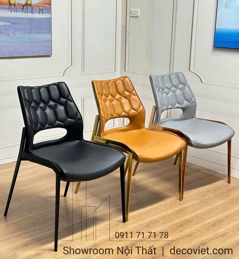 ghế ăn bọc da nhập khẩu