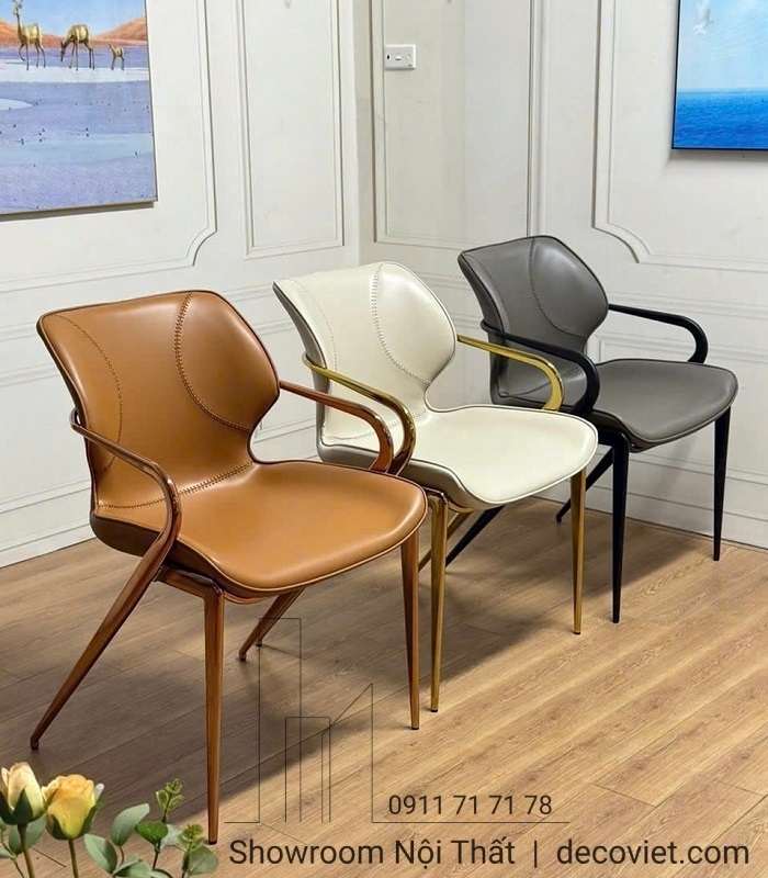 ghế ăn bọc da cao cấp