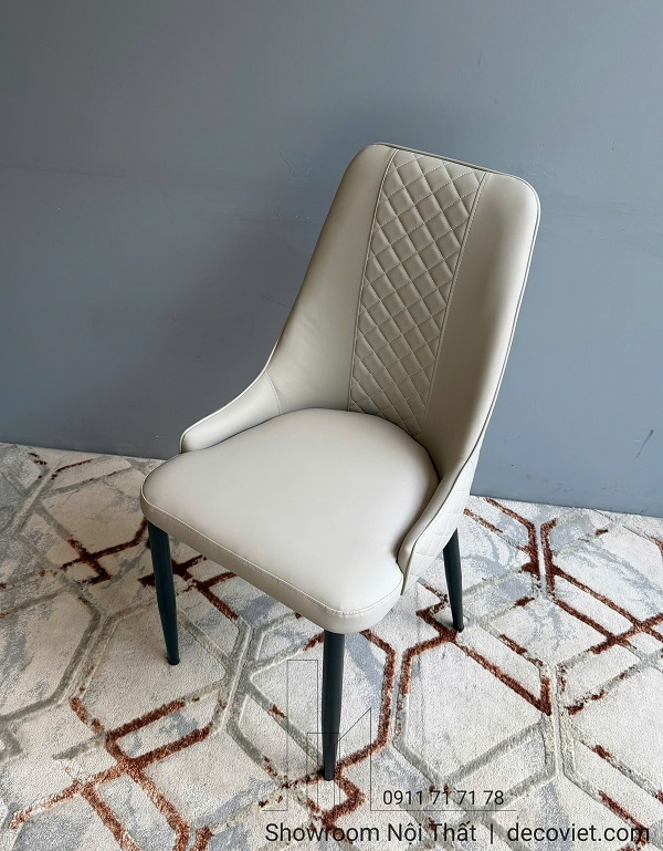 ghế ăn bọc da giá rẻ 424S chân sắt sơn tĩnh điện sang trọng