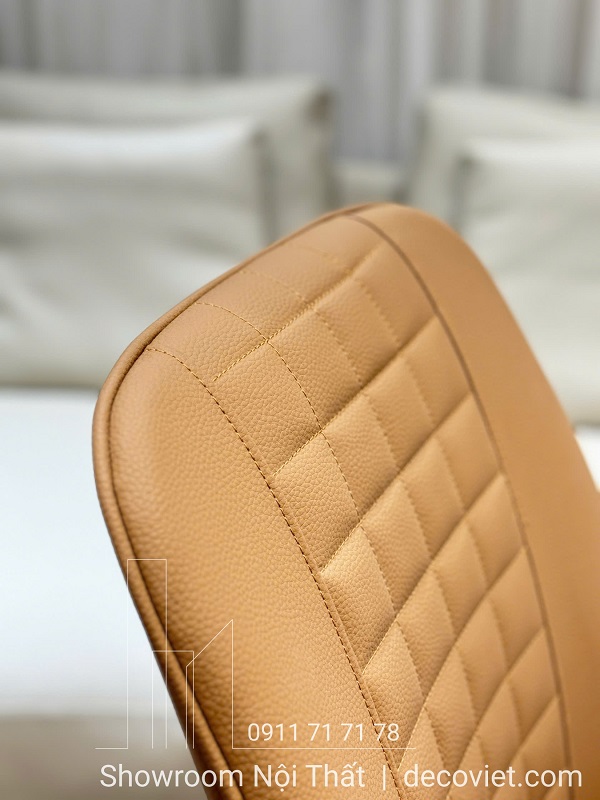 ghế ăn gỗ bọc da