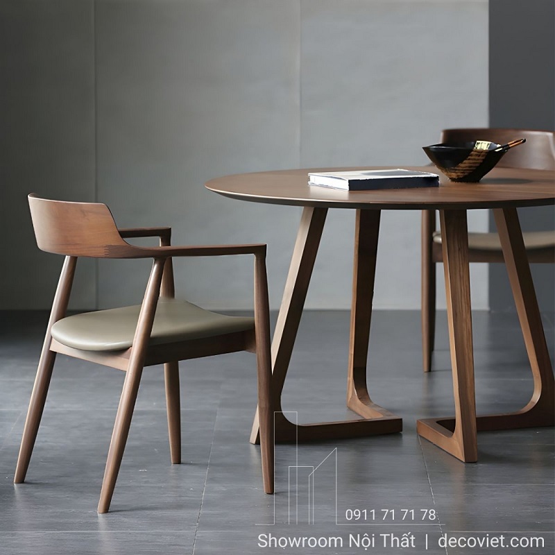 mẫu ghế ăn gỗ 602S ngồi êm form đẹp cho phòng bếp