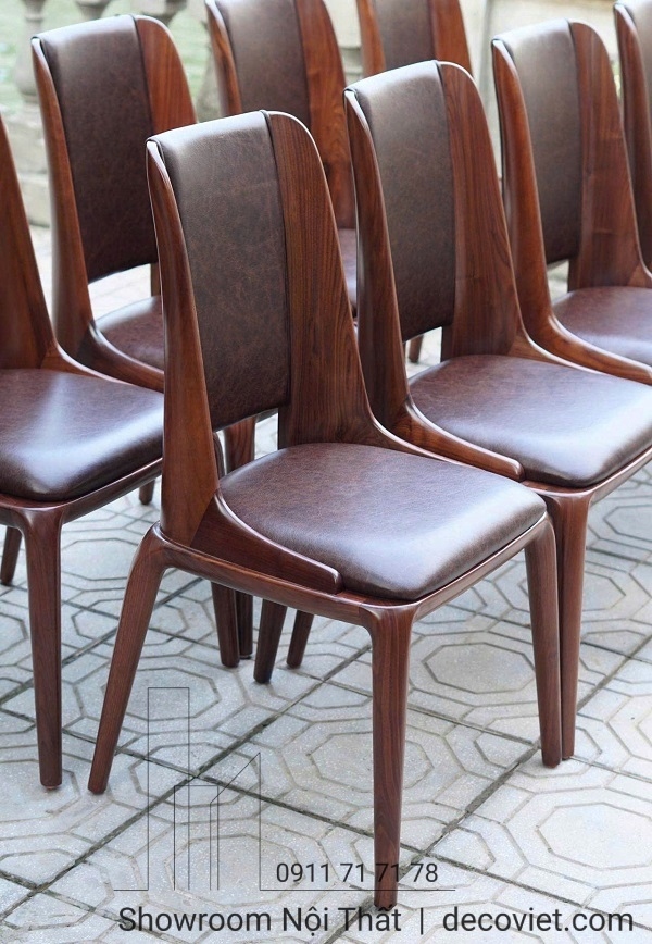 ghế ăn gỗ óc chó cao cấp