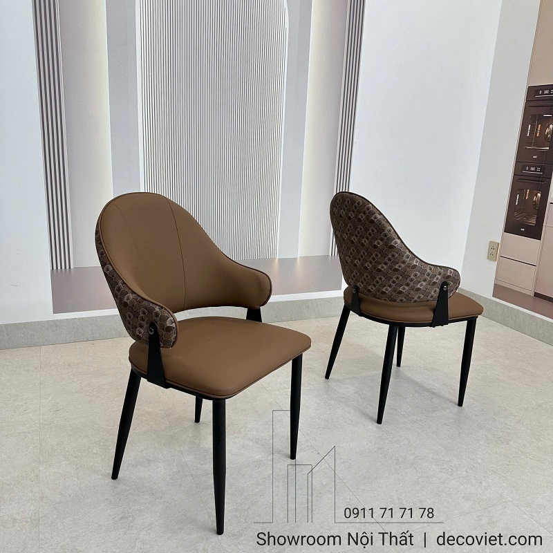 Ghế ăn nhập khẩu bọc da 584S ngồi êm thoải mái cho phòng ăn