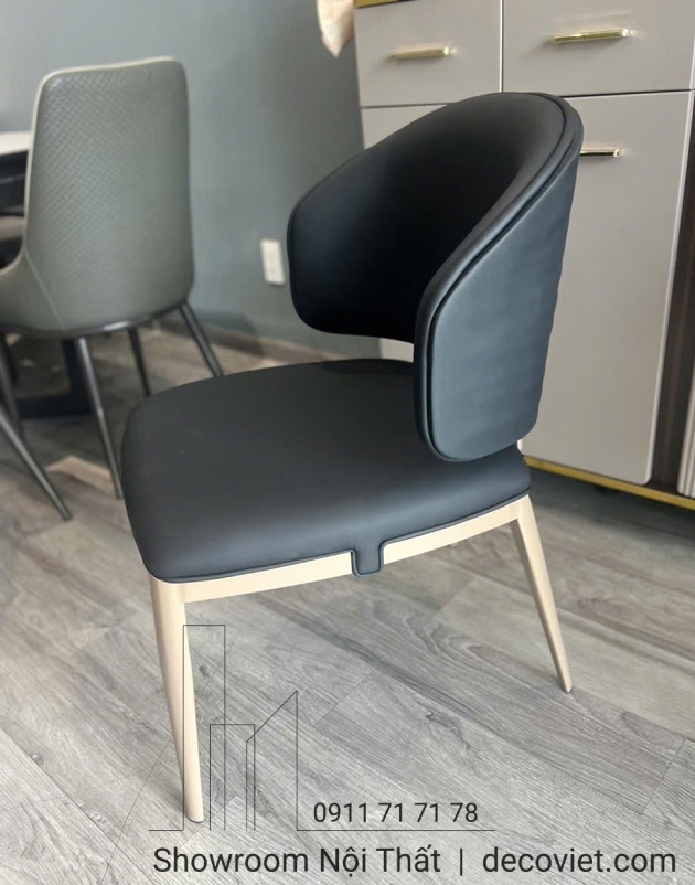 ghế ăn cao cấp bọc da