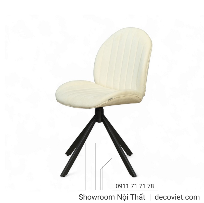 mẫu ghế ngồi bàn ăn xoay linh hoạt cho chung cư, nhà phố