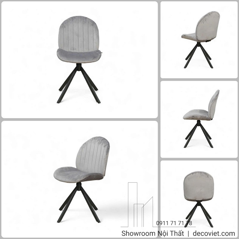 ghế ăn xoay 360 độ hiện đại cho phòng ăn