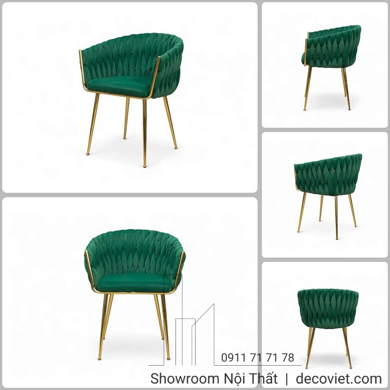 ghế ăn bọc vải cao cấp