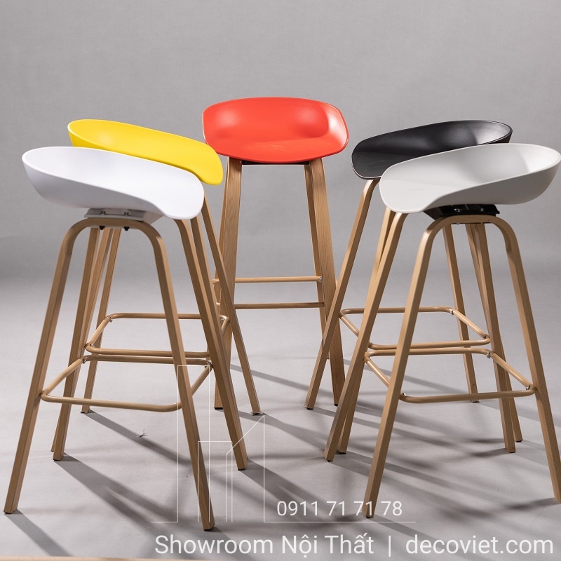 ghế bar giả gỗ