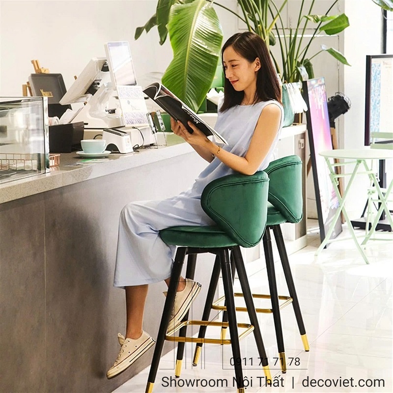 Ghế quầy bar có lưng tựa
