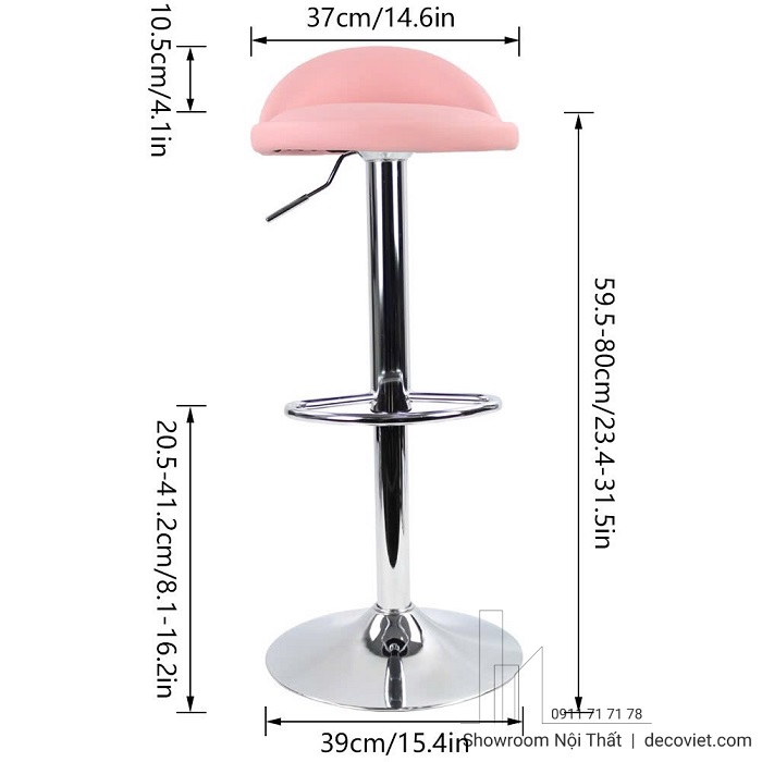 ghế quầy bar cao cấp