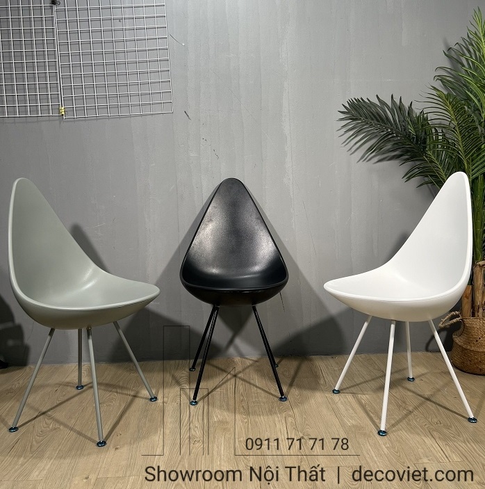ghế cafe hình giọt nước hiện đại
