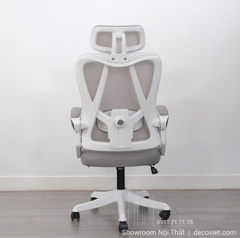 ghế làm việc lưới thiết kế công thái học hiện đại