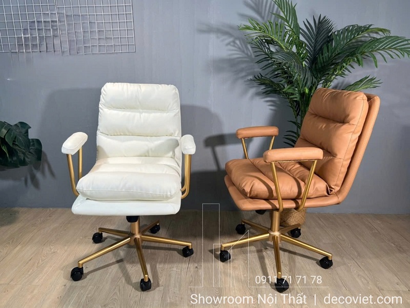 Ghế làm việc xoay lưng thấp – lựa chọn tiết kiệm cho văn phòng vừa và nhỏ.