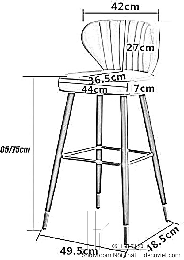 ghế bar hiện đại