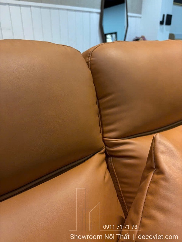 sofa băng chỉnh điện 1125T bọc da cao cấp sang trọng