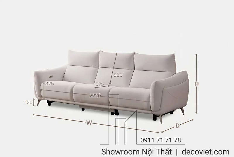 sofa chỉnh điện cao cấp