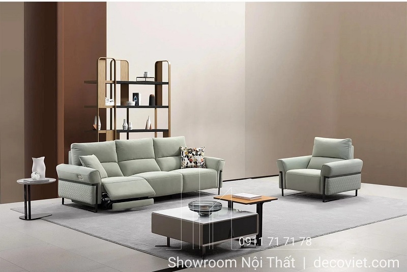 ghế sofa băng bọc da chinh điện