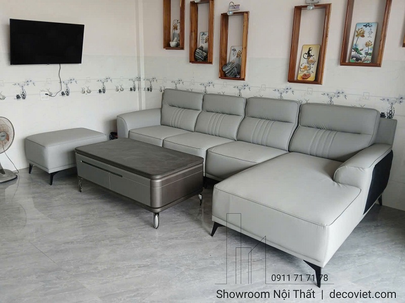 Ghế sofa da 1105T cao cấp cho phòng khách sang trọng và ấm cúng