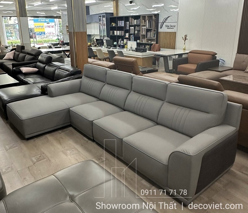 ghế sofa da phòng khách