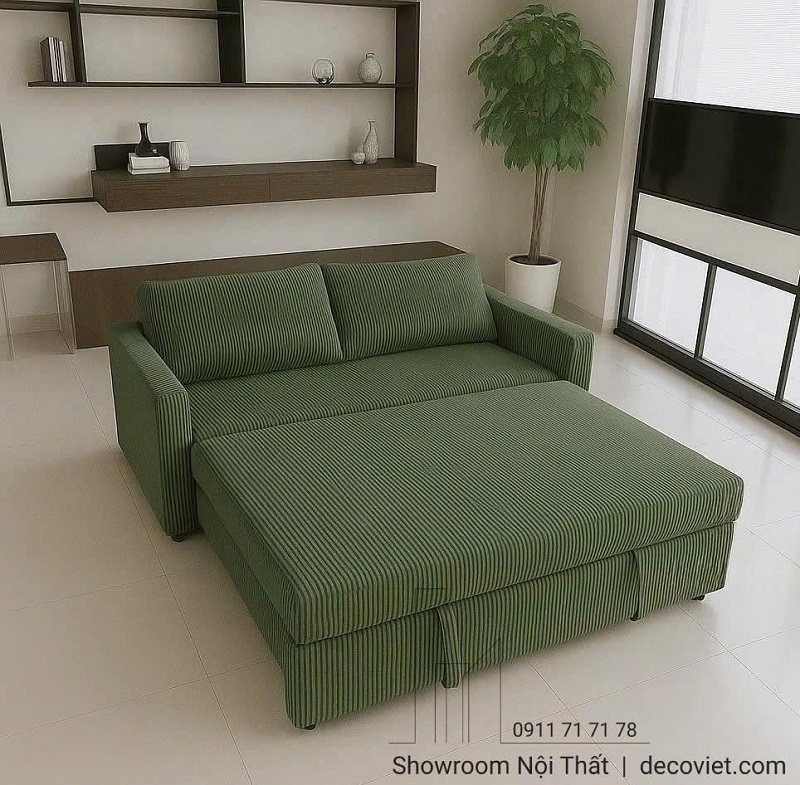 Sofa giường thông minh 1160T cao cấp cho phòng khách hiện đại