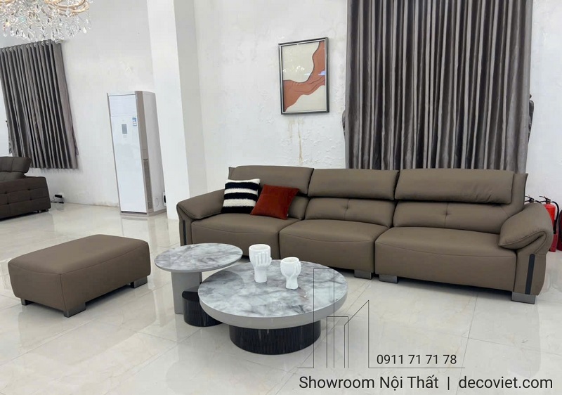 sofa da nhập khẩu cao cấp 1062t thiết kế gọn gàng êm ái thoải mái