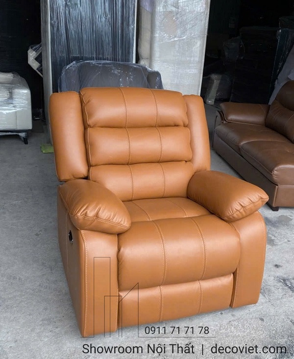 ghế sofa da bò thật chỉnh điện
