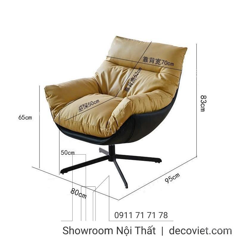 kích thước ghế thư giãn