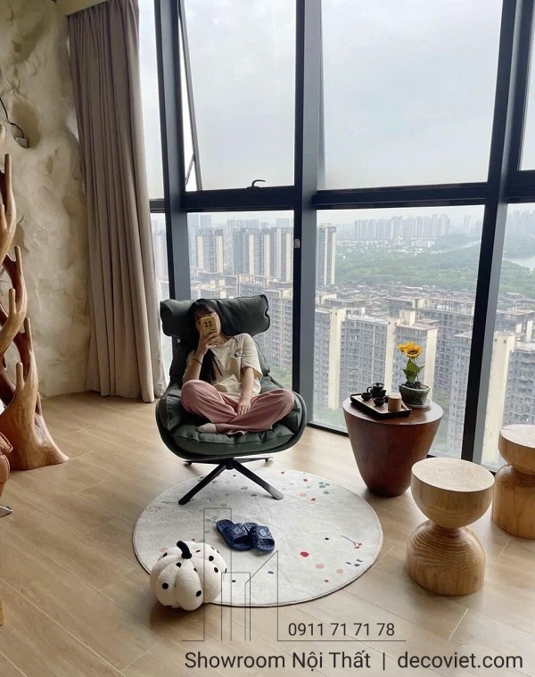 ghế xoay thư giãn đọc sách