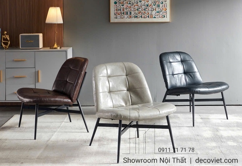 ghế đọc sách bọc da