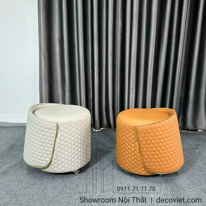 ghế trang điểm chân xoay lưng tựa thu gọn