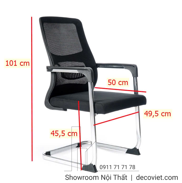 kích thước tiêu chuẩn cảu ghế văn phòng chân quỳ cao cấp