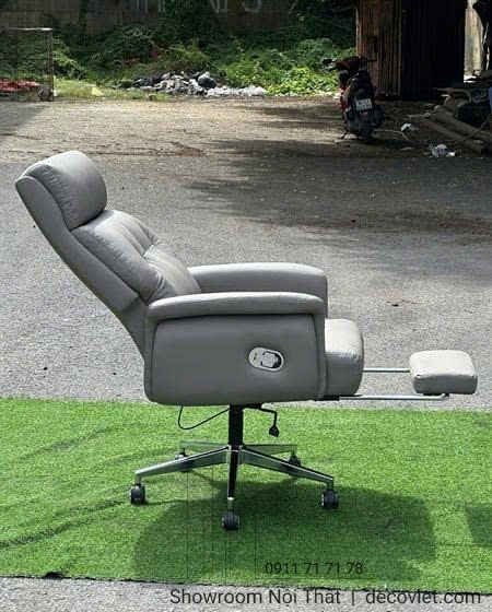 ghế ngồi làm việc bọc da thiết kế hiện đại