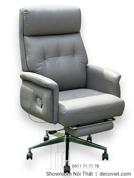 ghế ngồi làm việc lưng cao bọc da