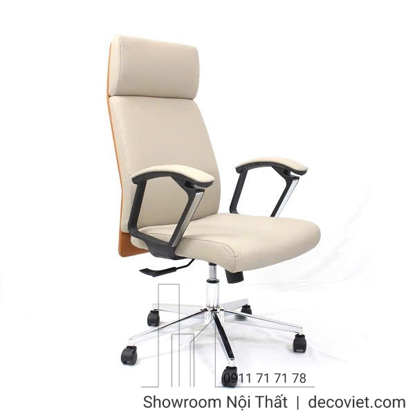 mẫu ghế làm việc bọc da thiết kế chuẩn xu hướng mới