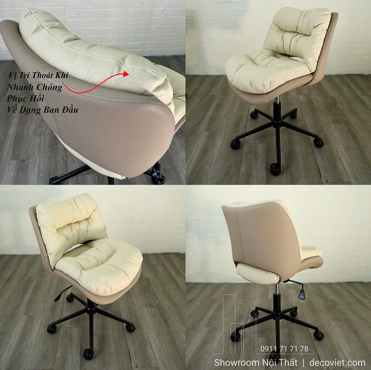 ghế làm việc thiết kế hiện đại chuẩn môi trường văn phòng