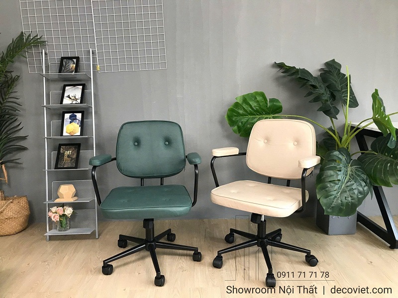 ghế văn phòng lưng cao xoay 360 độ