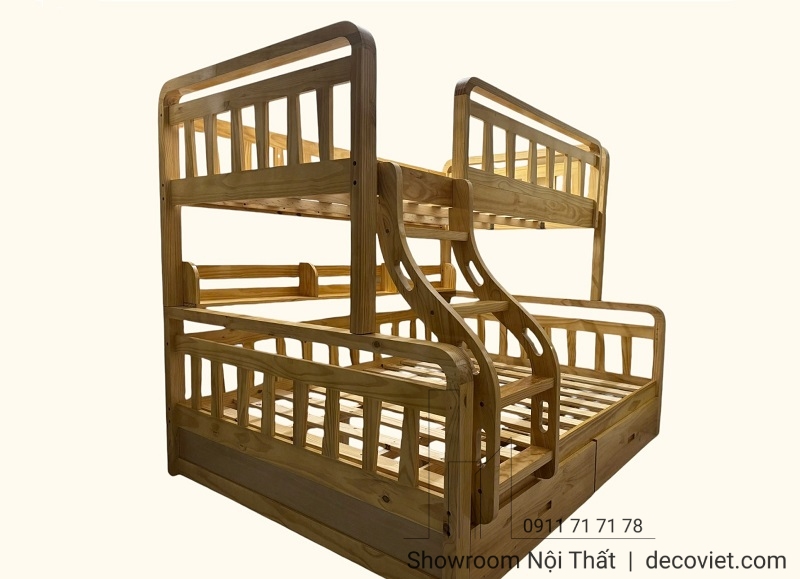 giường 2 tầng gỗ