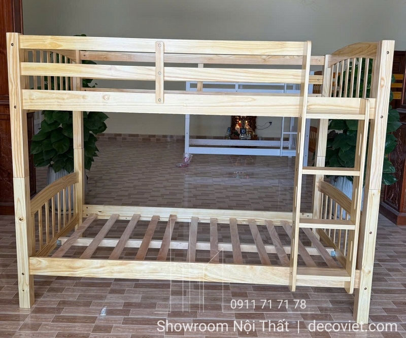 giường tầng gỗ trẻ em
