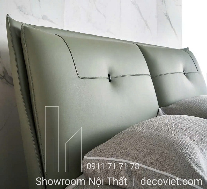 giường ngủ bọc da