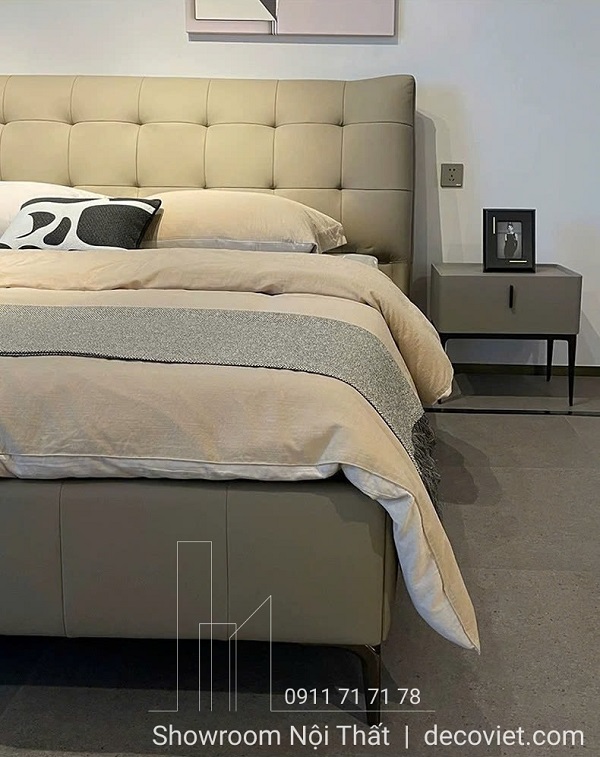 giường ngủ bọc da cao cấp