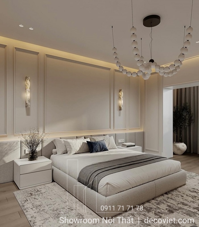 giường ngủ bọc vải cao cấp