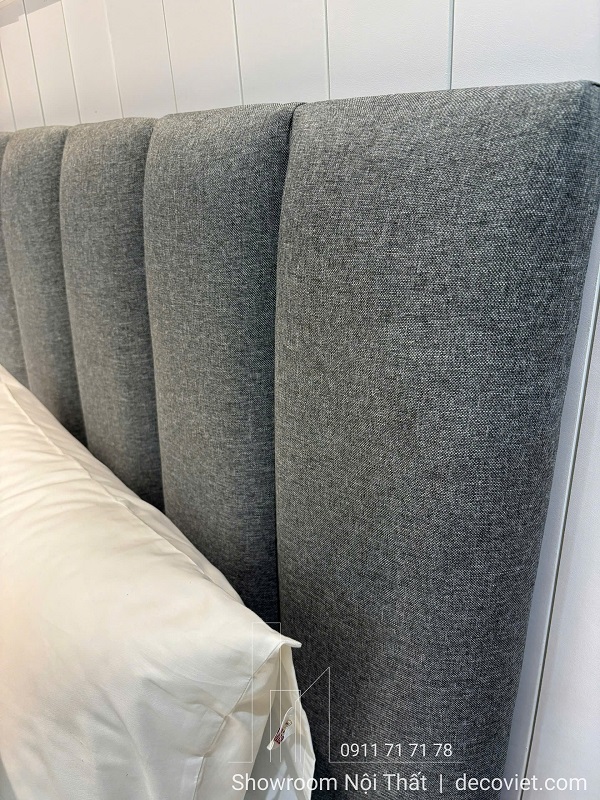 Giường ngủ bọc vải hiện đại 208T gọn gàng cho phòng ngủ nhỏ