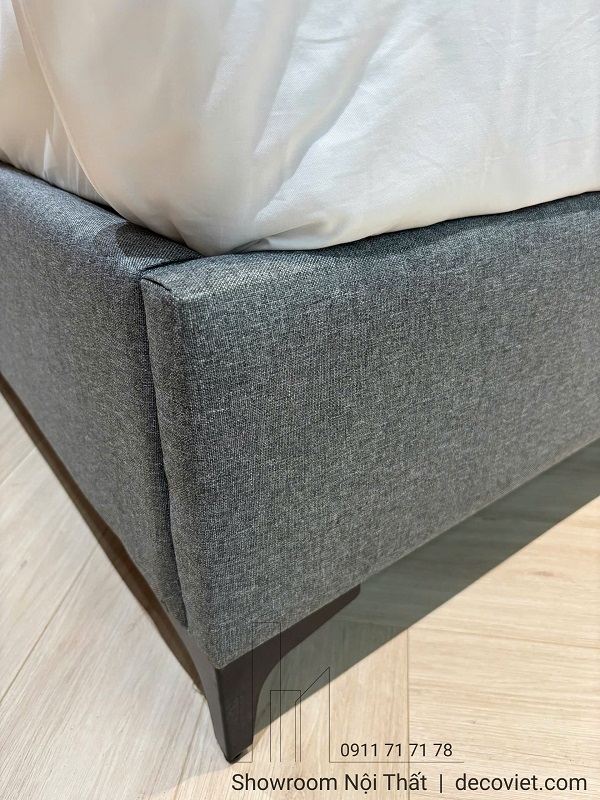 Giường ngủ bọc nệm 208T khung chắc chắn sử dụng bền lâu