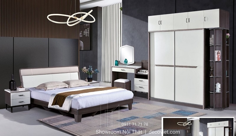 giường ngủ nhập khẩu hiện đại, cao cấp