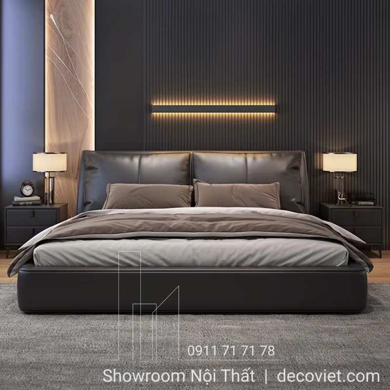 giường ngủ bọc da cao cấp