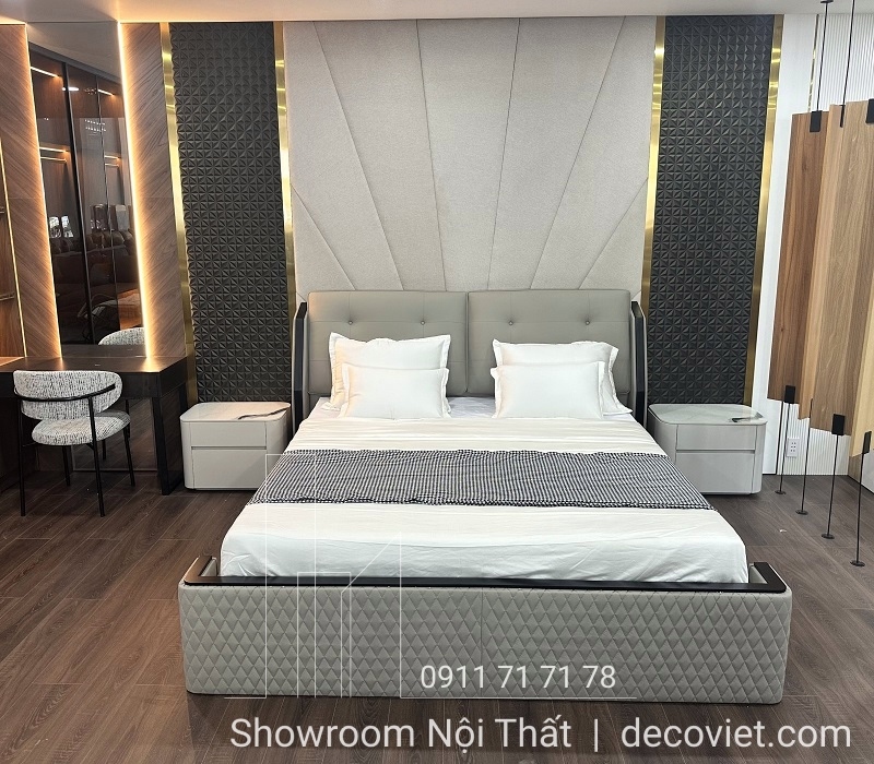 giường ngủ bọc da giá rẻ