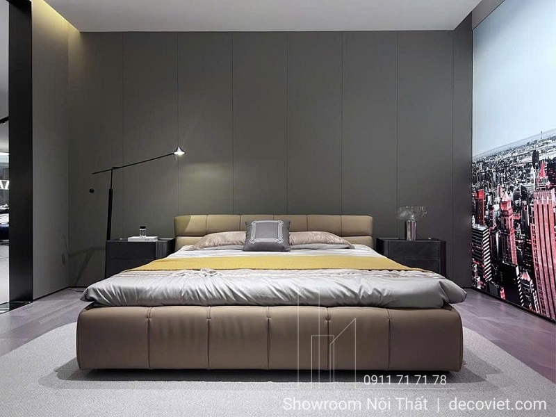 giường ngủ bọc da nhập khẩu