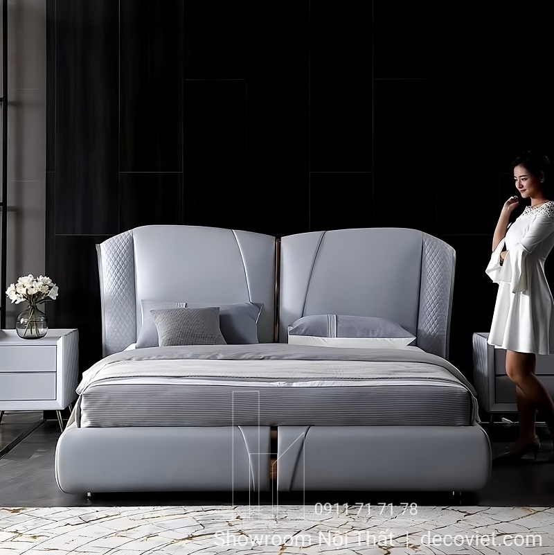 giường ngủ bọc da nhập khẩu
