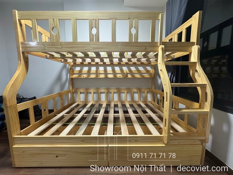 giường tầng gỗ hiện đại