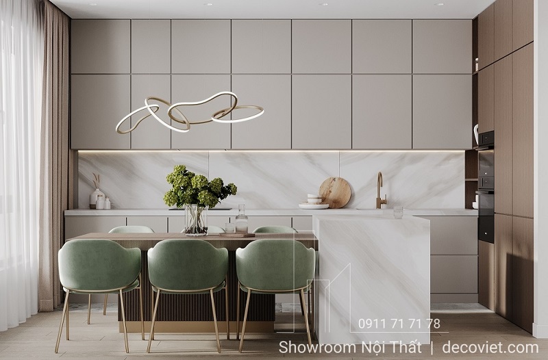 Kệ Bếp Gỗ Công Nghiệp